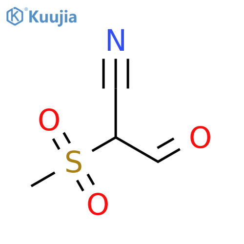 2-Methanesulfonyl-3-oxopropanenitrile structure