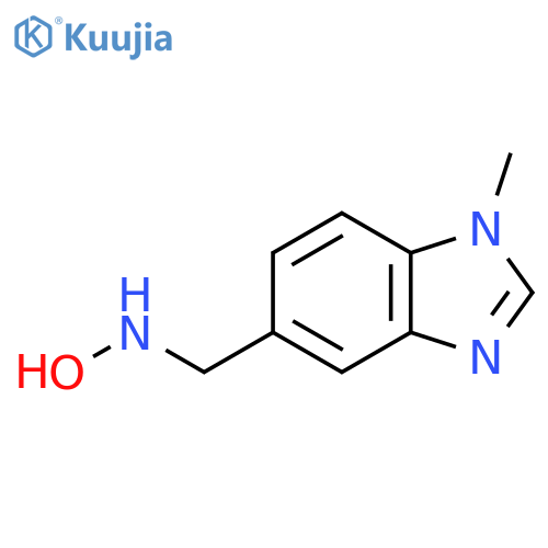 N-(1-methyl-1H-1,3-benzodiazol-5-yl)methylhydroxylamine structure