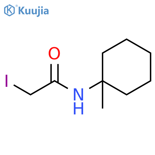 Acetamide, 2-iodo-N-(1-methylcyclohexyl)- structure