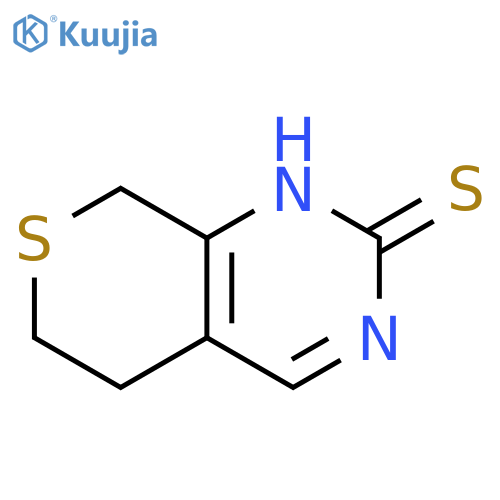 1H-Thiopyrano[3,4-d]pyrimidine-2(6H)-thione, 5,8-dihydro- structure