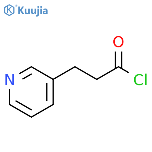 3-(Pyridin-3-yl)propanoyl chloride structure