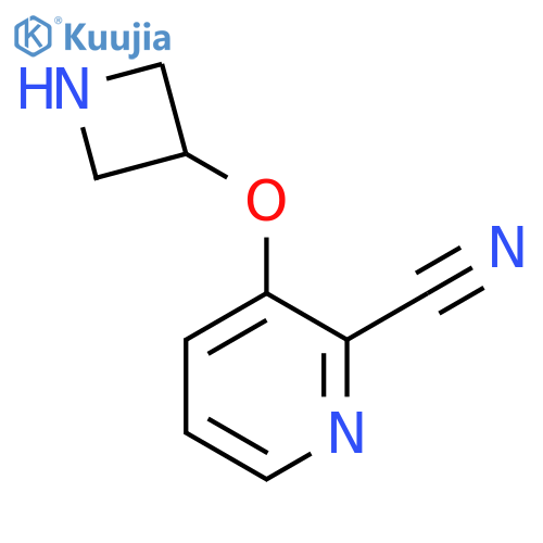3-(Azetidin-3-yloxy)picolinonitrile structure