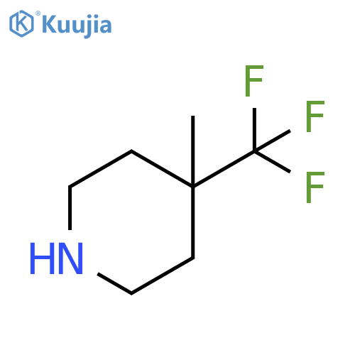 4-Methyl-4-(trifluoromethyl)piperidine structure