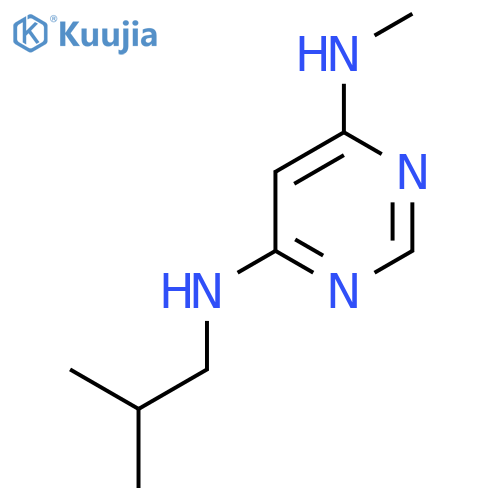 N4-Isobutyl-N6-methylpyrimidine-4,6-diamine structure