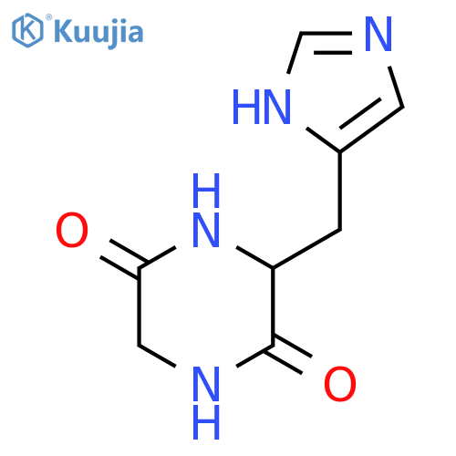 Cyclo(-Gly-L-His) structure