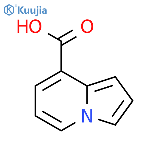 Indolizine-8-carboxylic acid structure