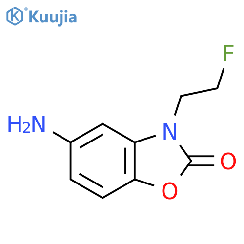 5-Amino-3-(2-fluoroethyl)-2,3-dihydro-1,3-benzoxazol-2-one structure