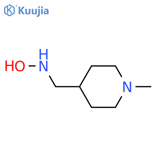 N-(1-methylpiperidin-4-yl)methylhydroxylamine structure