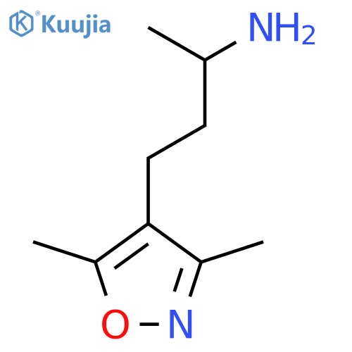 4-(Dimethyl-1,2-oxazol-4-yl)butan-2-amine structure