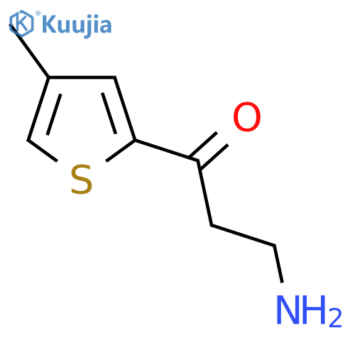 3-amino-1-(4-methylthiophen-2-yl)propan-1-one structure