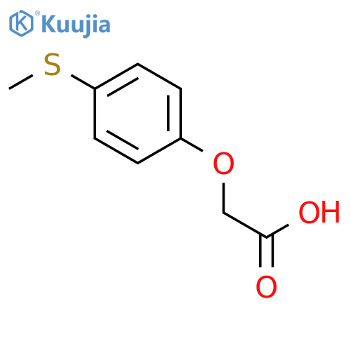 4-(Methylthio)phenoxyacetic acid structure