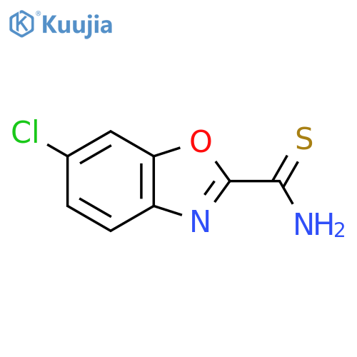 6-Chloro-1,3-benzoxazole-2-carbothioamide structure