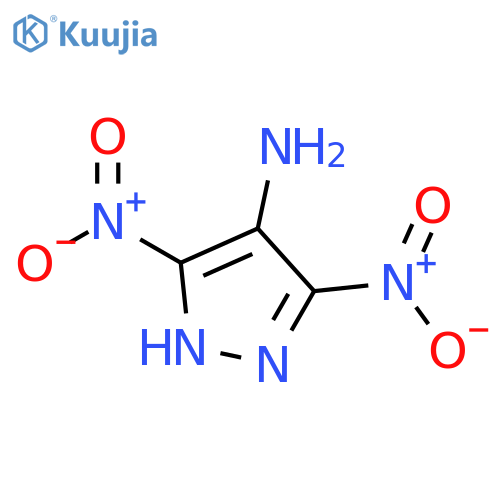 3,5-dinitro-1H-Pyrazol-4-amine structure