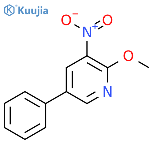 2-Methoxy-3-nitro-5-phenylpyridine structure
