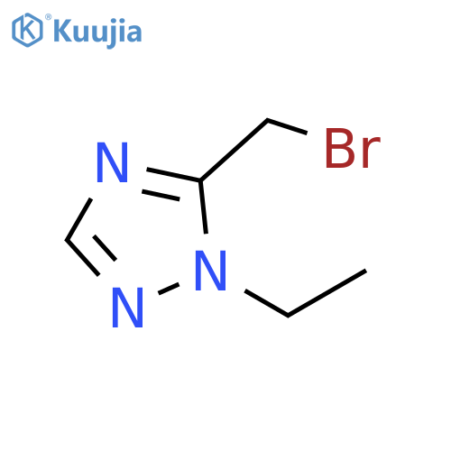 5-(bromomethyl)-1-ethyl-1H-1,2,4-triazole structure