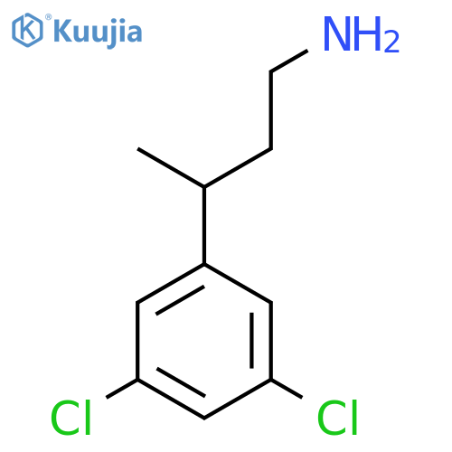 3-(3,5-dichlorophenyl)butan-1-amine structure