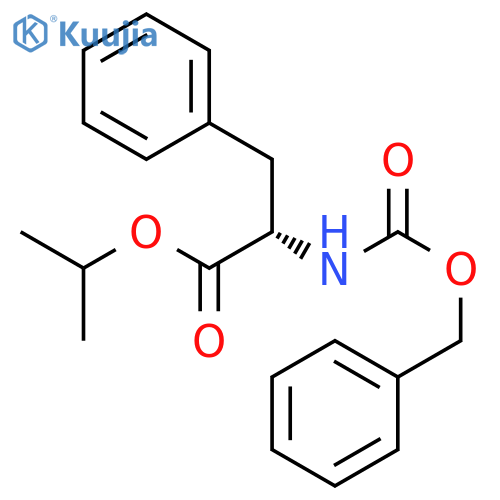 L-Phenylalanine, N-[(phenylmethoxy)carbonyl]-, 1-methylethyl ester structure