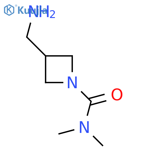 3-(Aminomethyl)-N,N-dimethylazetidine-1-carboxamide structure