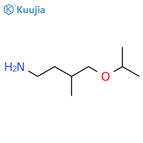 3-methyl-4-(propan-2-yloxy)butan-1-amine structure