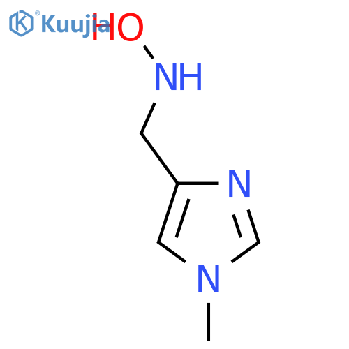 N-(1-methyl-1H-imidazol-4-yl)methylhydroxylamine structure