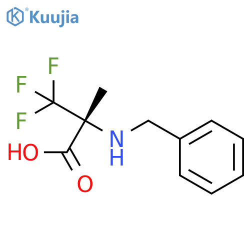 Alanine, 3,3,3-trifluoro-2-methyl-N-(phenylmethyl)- structure