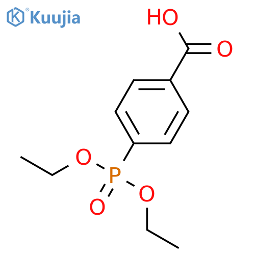 4-(Diethoxyphosphinyl)benzoic Acid structure