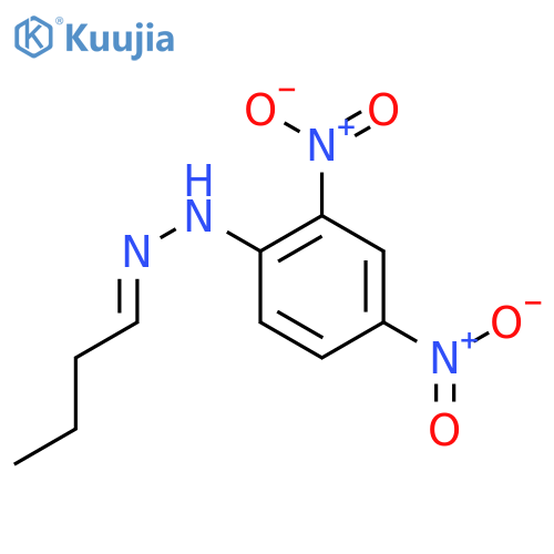 Butyraldehyde 2,4-Dinitrophenylhydrazone structure