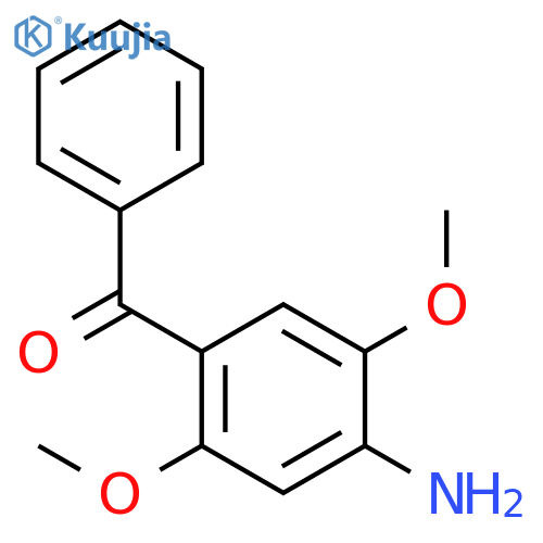 Methanone,(4-amino-2,5-dimethoxyphenyl)phenyl- structure