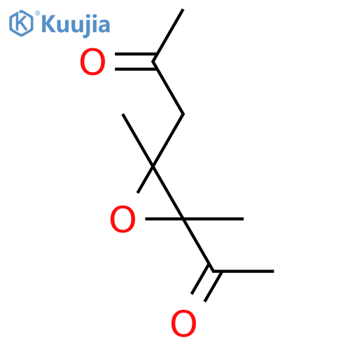 2-Propanone,1-(3-acetyl-2,3-dimethyloxiranyl)- (9CI) structure
