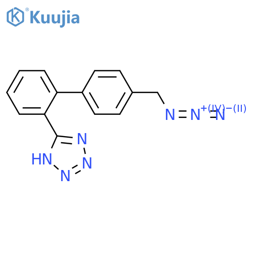 5-4'-(Azidomethyl)1,1'-biphenyl-2-yl-2H-tetrazole structure