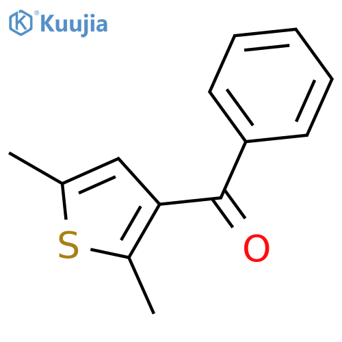 Methanone, (2,5-dimethyl-3-thienyl)phenyl- structure