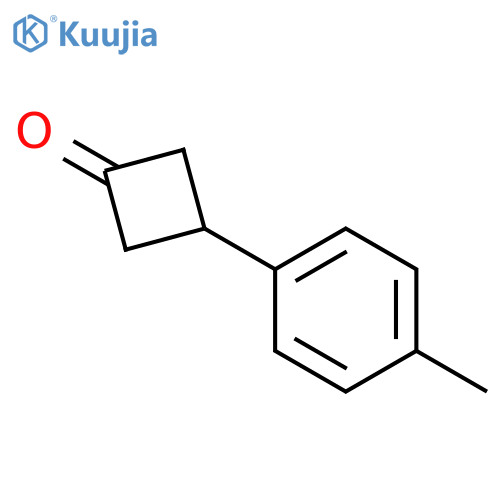 3-(4-methylphenyl)cyclobutan-1-one structure
