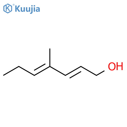 2,4-Heptadien-1-ol, 4-methyl-, (E,E)- structure