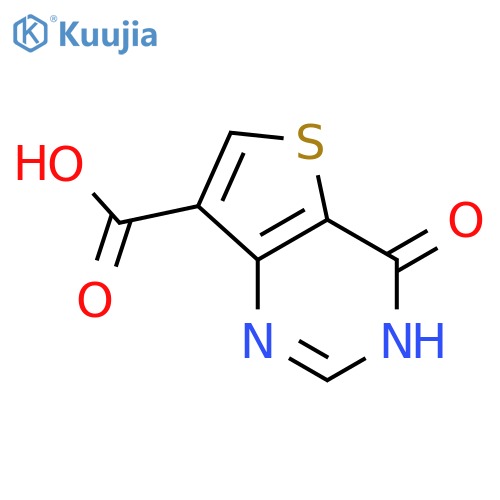 4-Oxo-3,4-dihydrothieno3,2-Dpyrimidine-7-carboxylic Acid structure