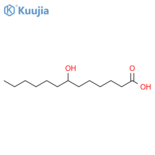 7-Hydroxytridecanoic acid structure