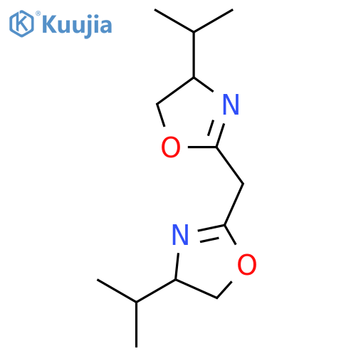 Bis(4-isopropyl-4,5-dihydrooxazol-2-yl)methane structure