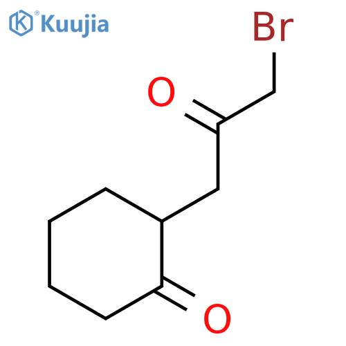 Cyclohexanone, 2-(3-bromo-2-oxopropyl)- structure