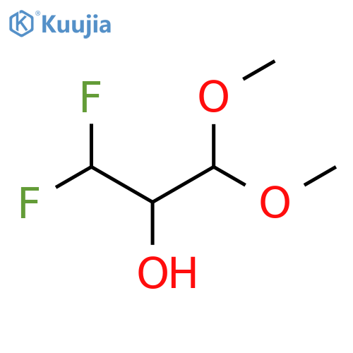 1,1-difluoro-3,3-dimethoxypropan-2-ol structure
