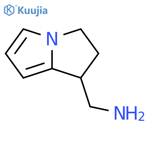 (2,3-dihydro-1H-pyrrolizin-1-yl)methanamine structure