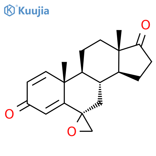 6α-Spiroandrosta-1,4-diene-6,2'-oxiran-3,17-dione structure