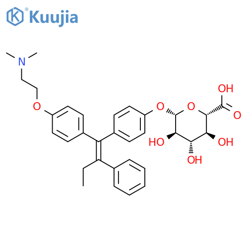 (E)-4-Hydroxy Tamoxifen O-b-D-Glucuronide (>90%) structure