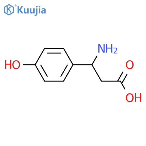 3-Amino-3-(4-hydroxyphenyl)propanoic acid; (±)-form structure