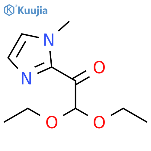 2,2-DIETHOXY-1-(1-METHYL-1H-IMIDAZOL-2-YL)ETHAN-1-ONE structure