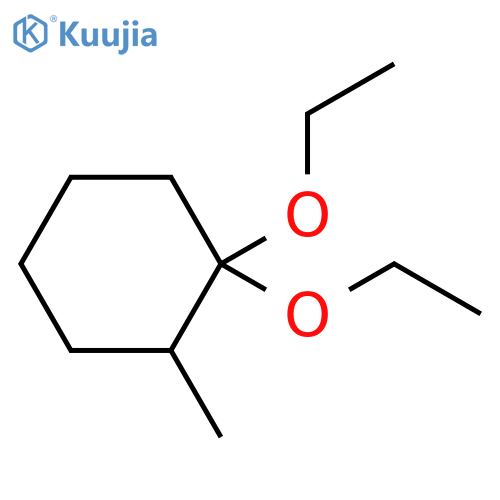 Cyclohexane, 1,1-diethoxy-2-methyl- structure