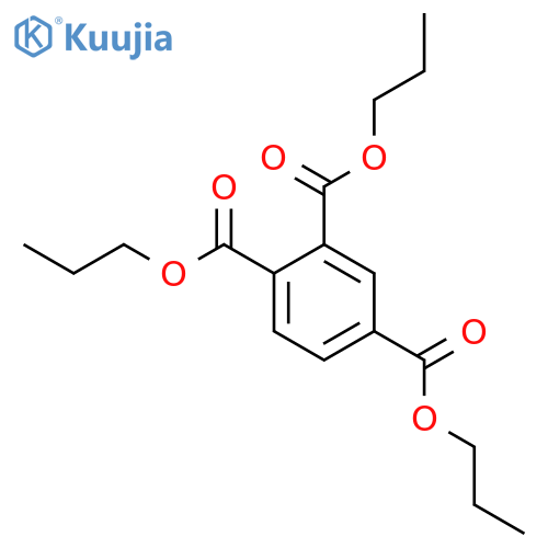 1,2,4-Benzenetricarboxylic acid, tripropyl ester structure