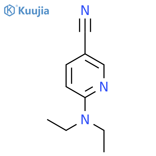 6-(diethylamino)pyridine-3-carbonitrile structure