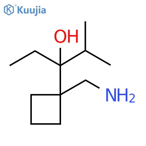 3-(1-(Aminomethyl)cyclobutyl)-2-methylpentan-3-ol structure