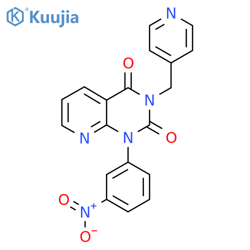 1-(3-Nitrophenyl)-3-(pyridin-4-ylmethyl)pyrido[2,3-d]pyrimidine-2,4(1H,3H)-dione structure