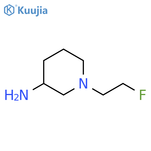 1-(2-fluoroethyl)piperidin-3-amine structure