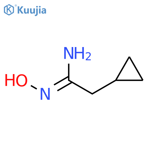 2-cyclopropyl-N'-hydroxyethanimidamide structure
